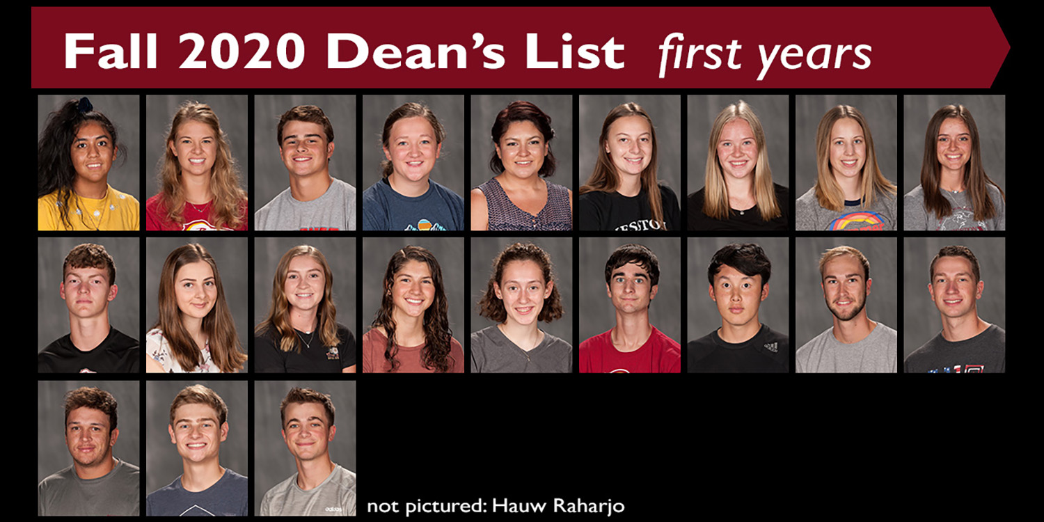 College announces fall 2020 Dean's List, Honor Roll Hesston College