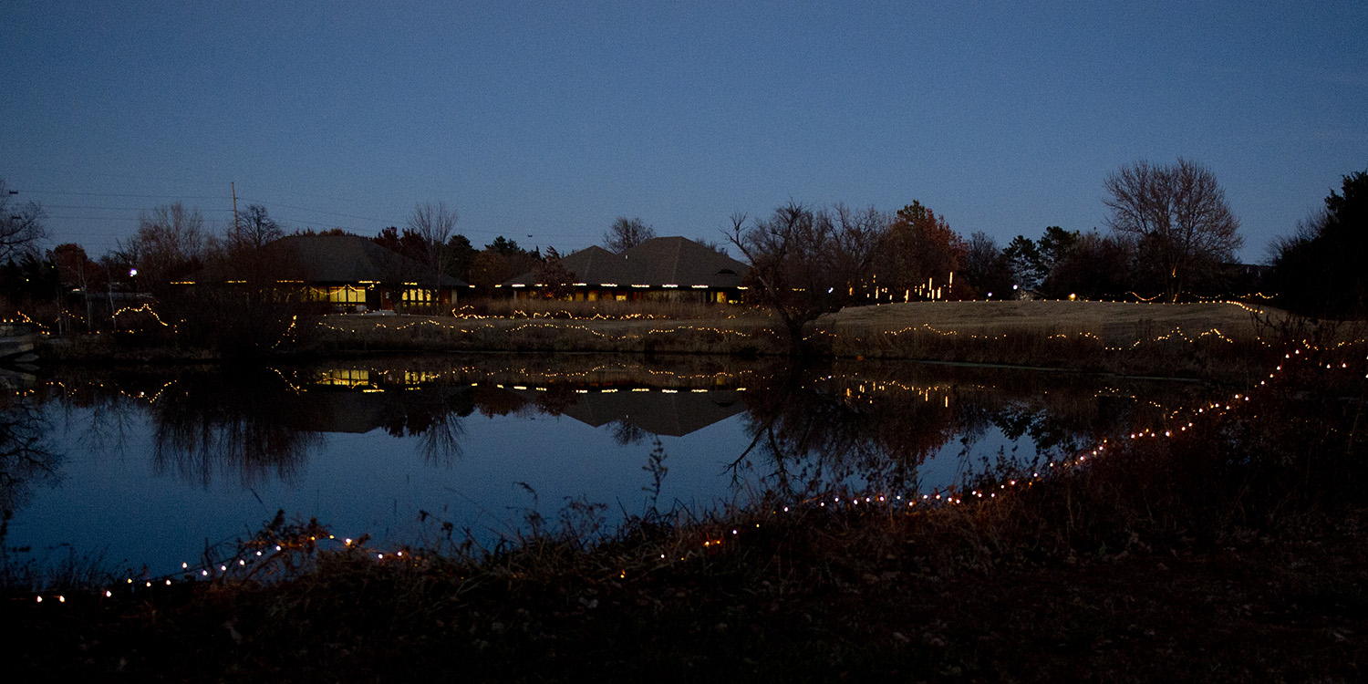 Dyck Arboretum of the Plains Christmas season event - The Prairie Sleeps