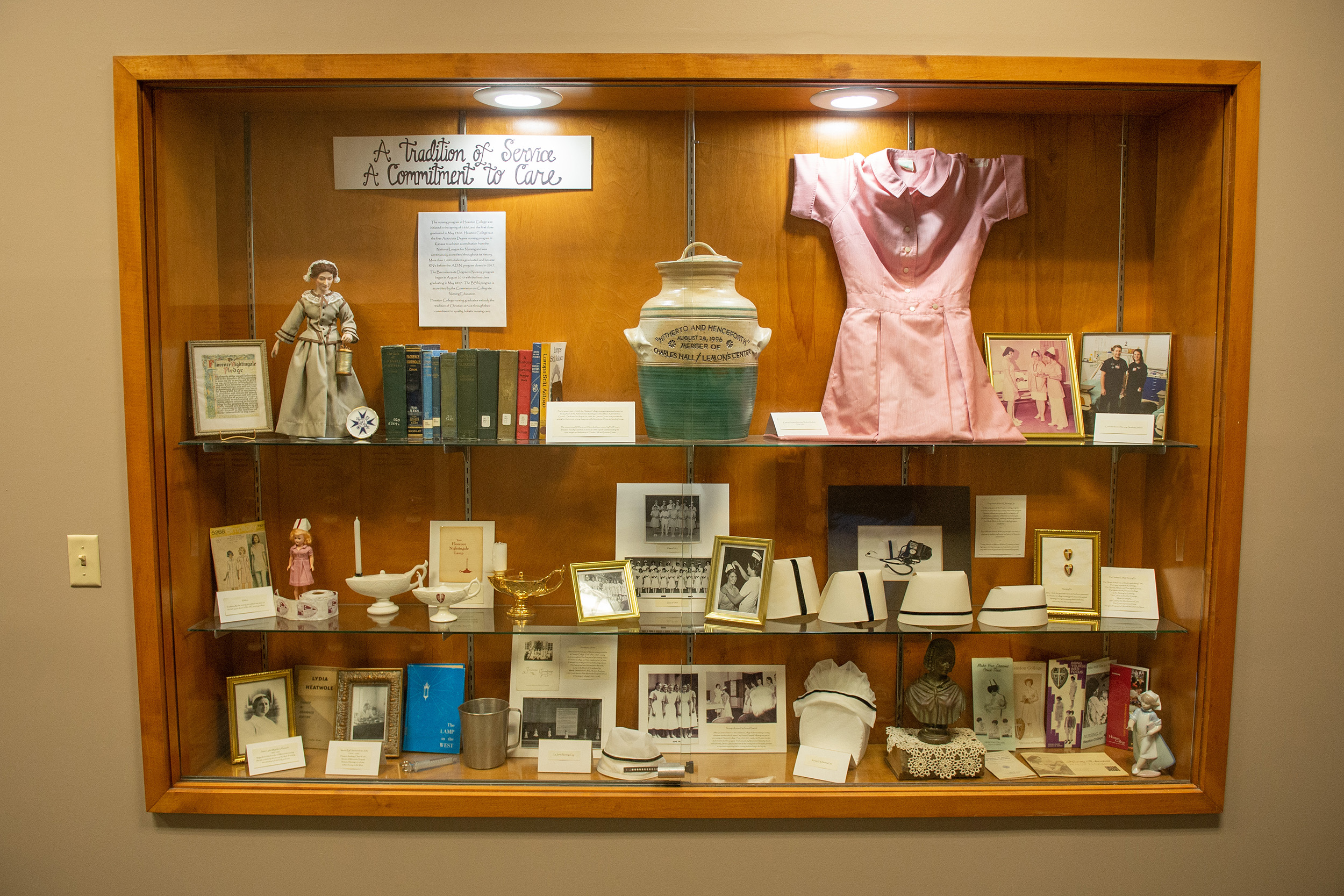 Nursing history display
