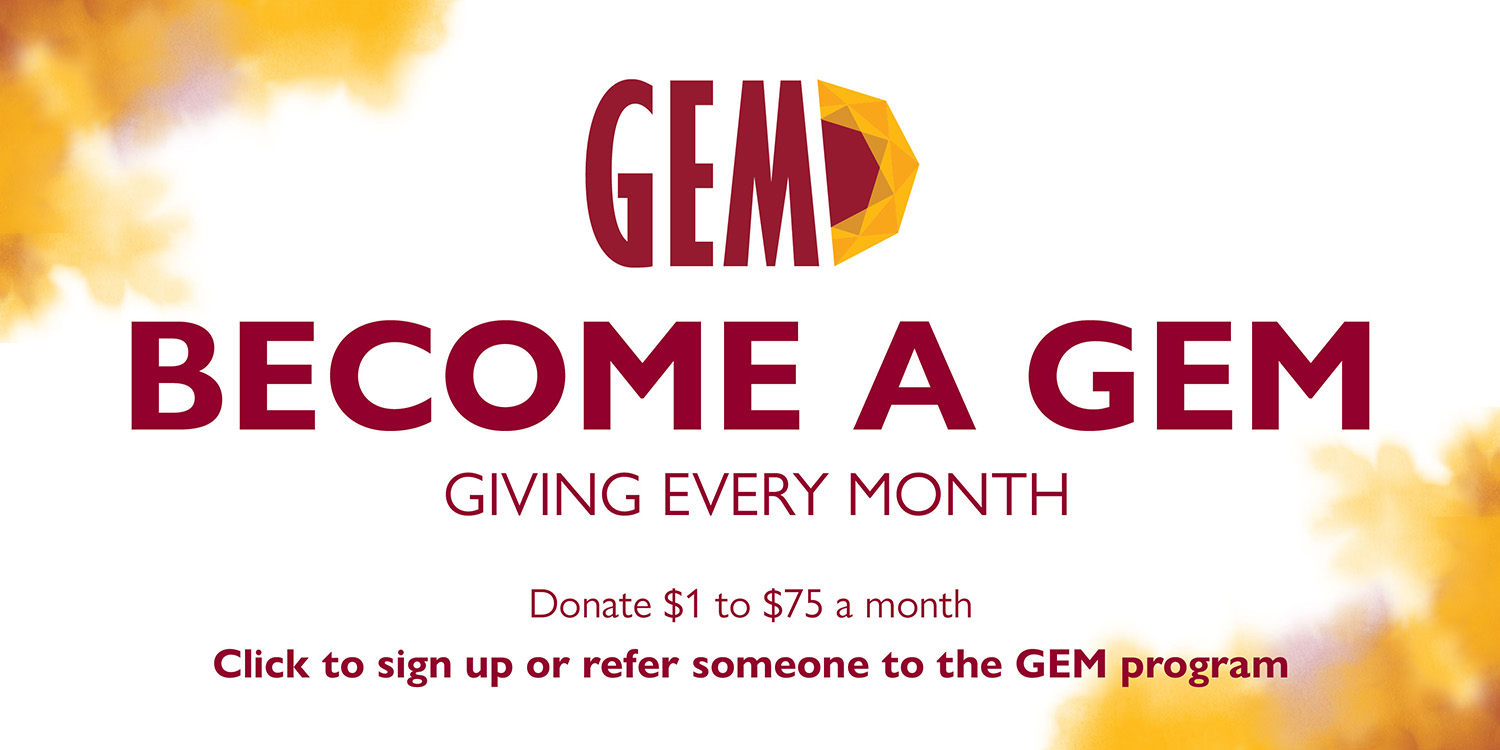 GEM - Giving Every Month, Hesston College Development