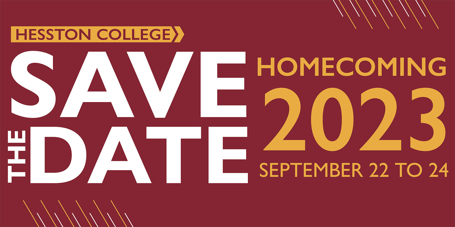 Homecoming 2023 save the date - Sept. 22 to 24
