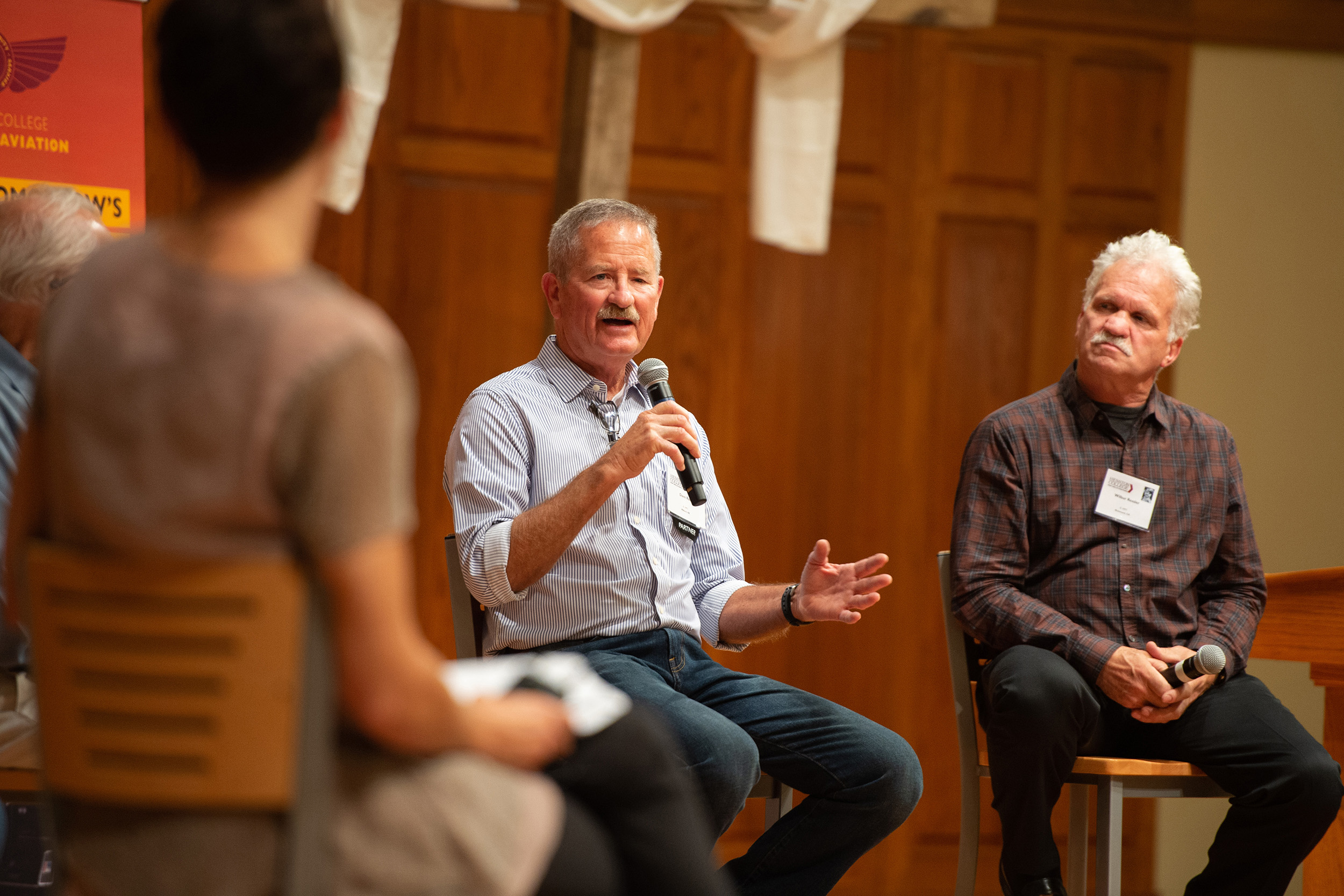 Hesston College Homecoming 2021 - Stories from our Aviation Careers - Dave Roth and Wilbur Ressler