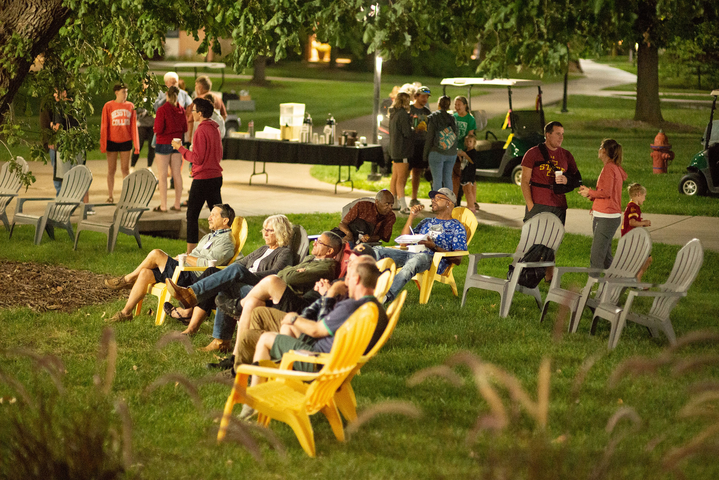 Hesston College Homecoming 2021 - Tim Shue and Friends concert - audience