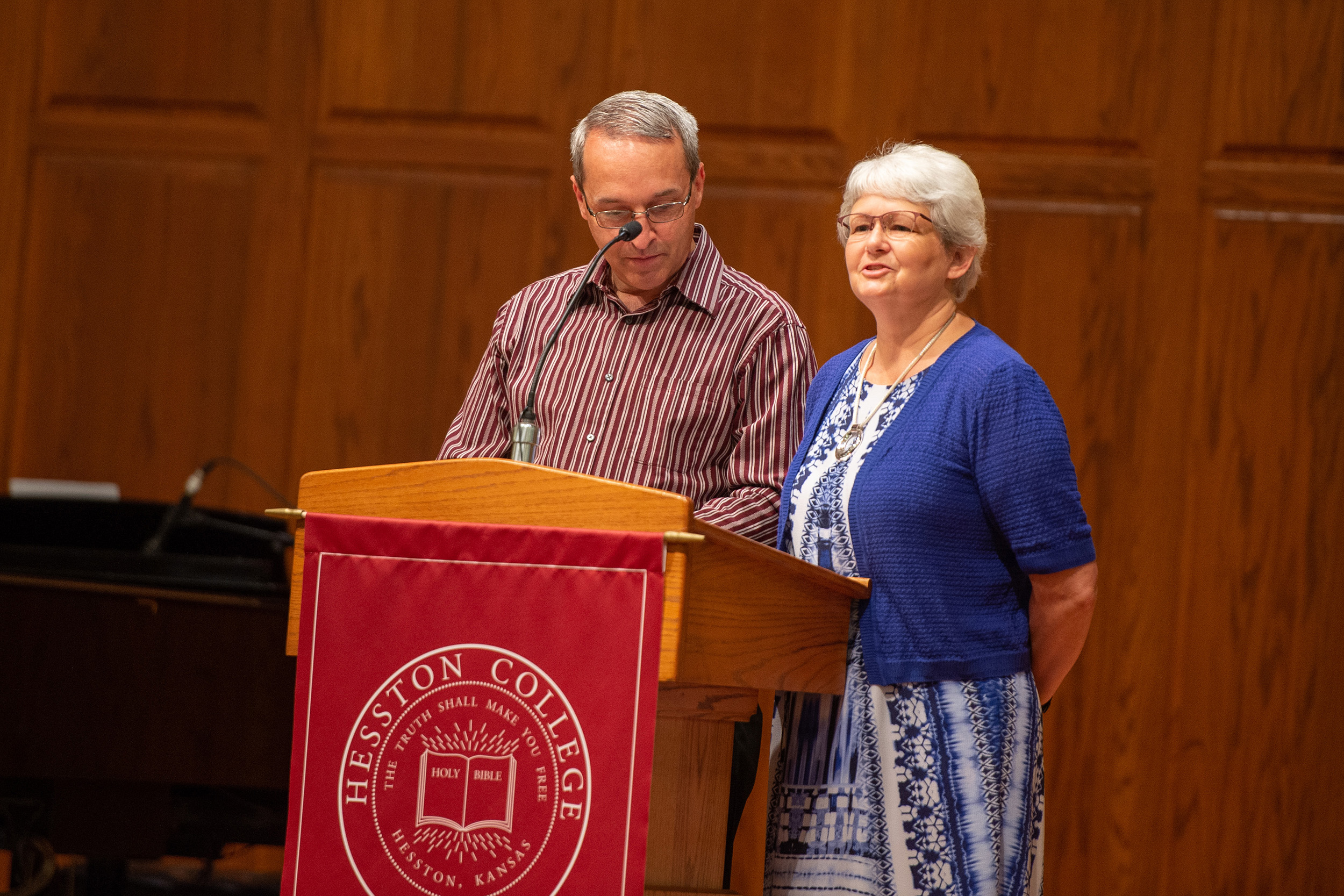 Hesston College Homecoming 2021 - Sunday Worship - Mark and Wendy Miller