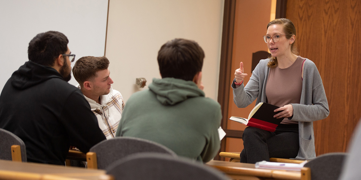 Dr. Ashley Christensen teaches World Literature