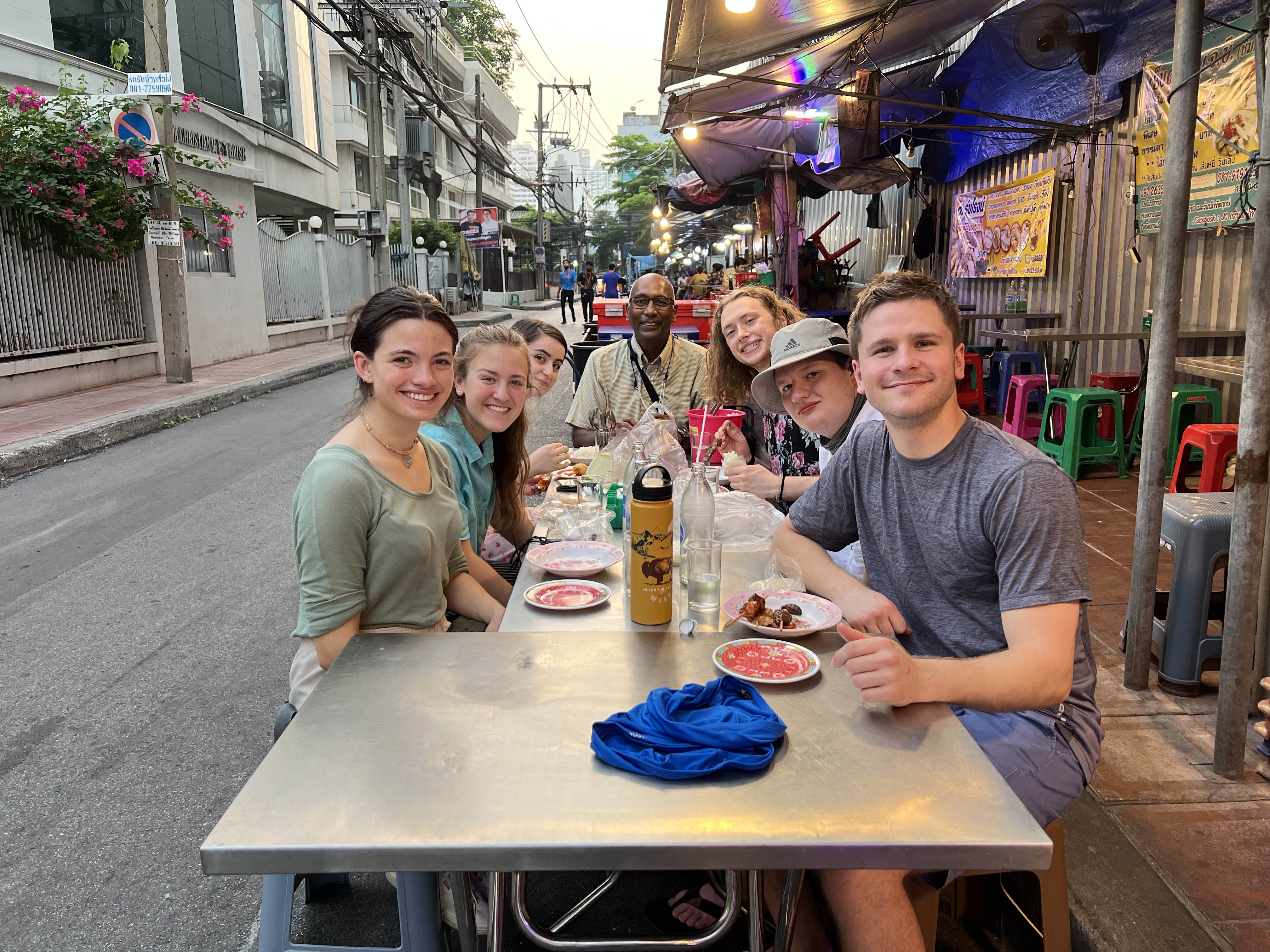 Celebrating Romina's birthday with street food