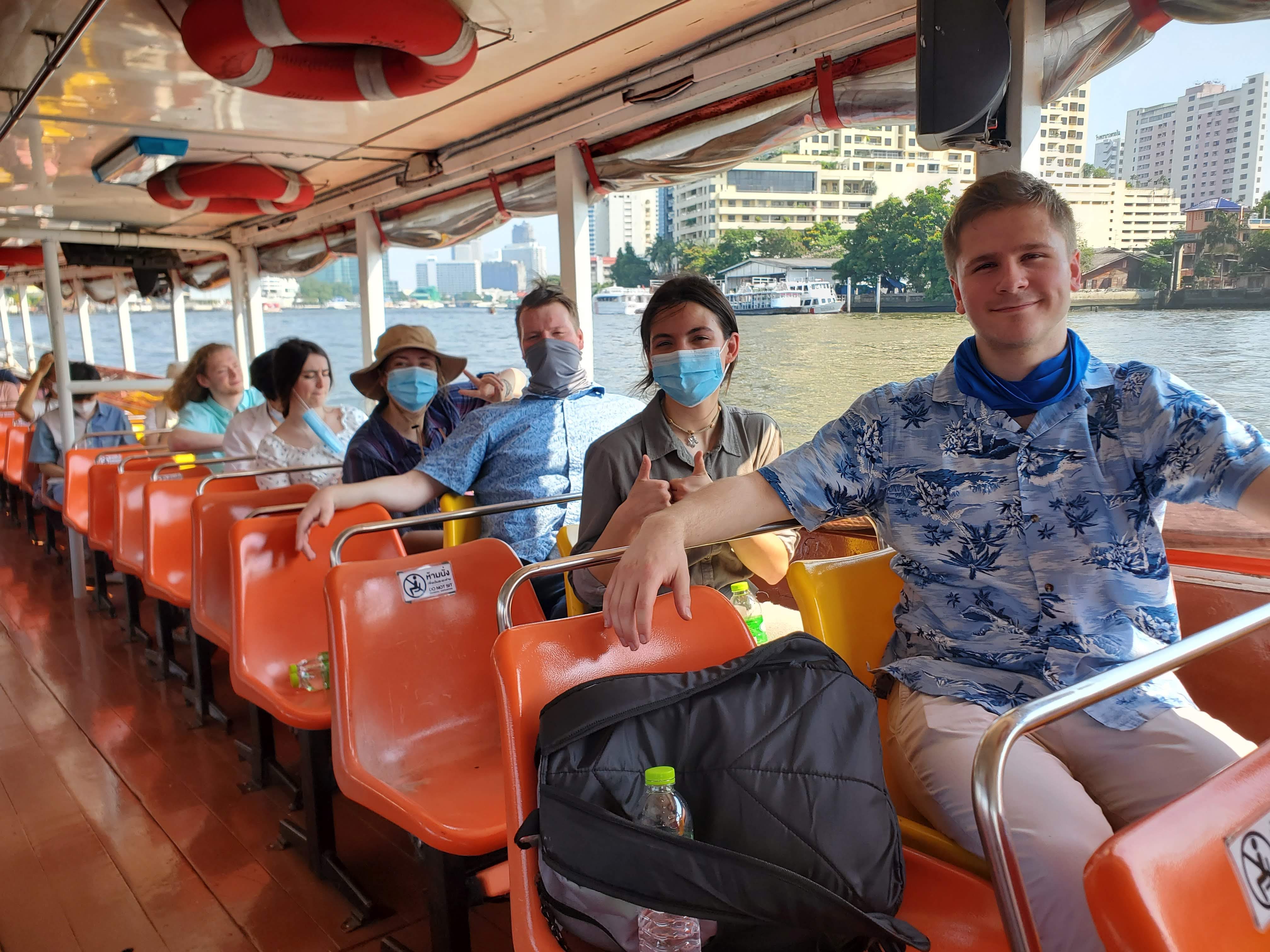 On the boat on Thailand's largest river