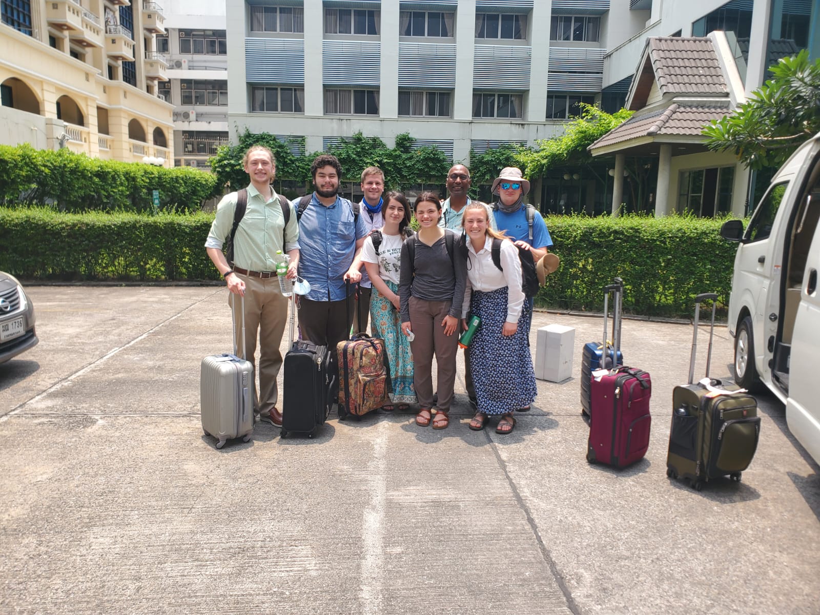 arriving at Bangkok Christian Guesthouse