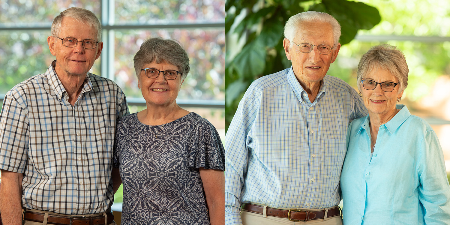 Gerry and Jean Selzer, Howard and Sharon Brenneman