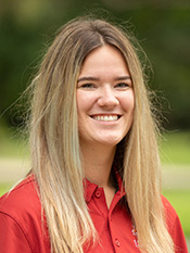 Hesston College volleyball coach Kassidy Pflughoeft