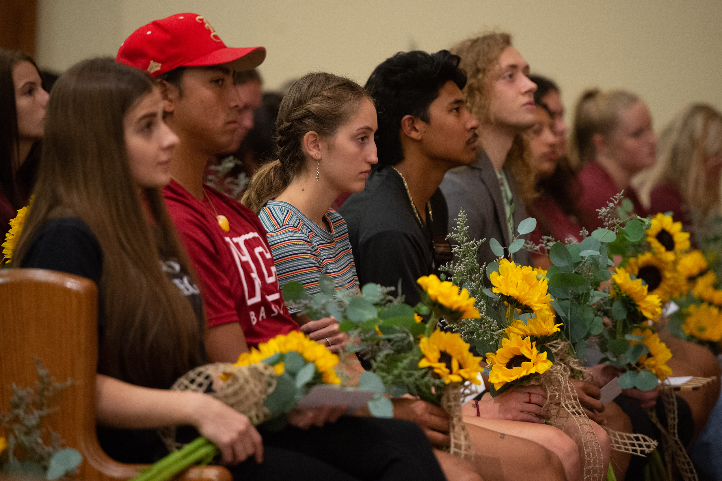 Students at the Partner lunch at Hesston College Homecoming 2022