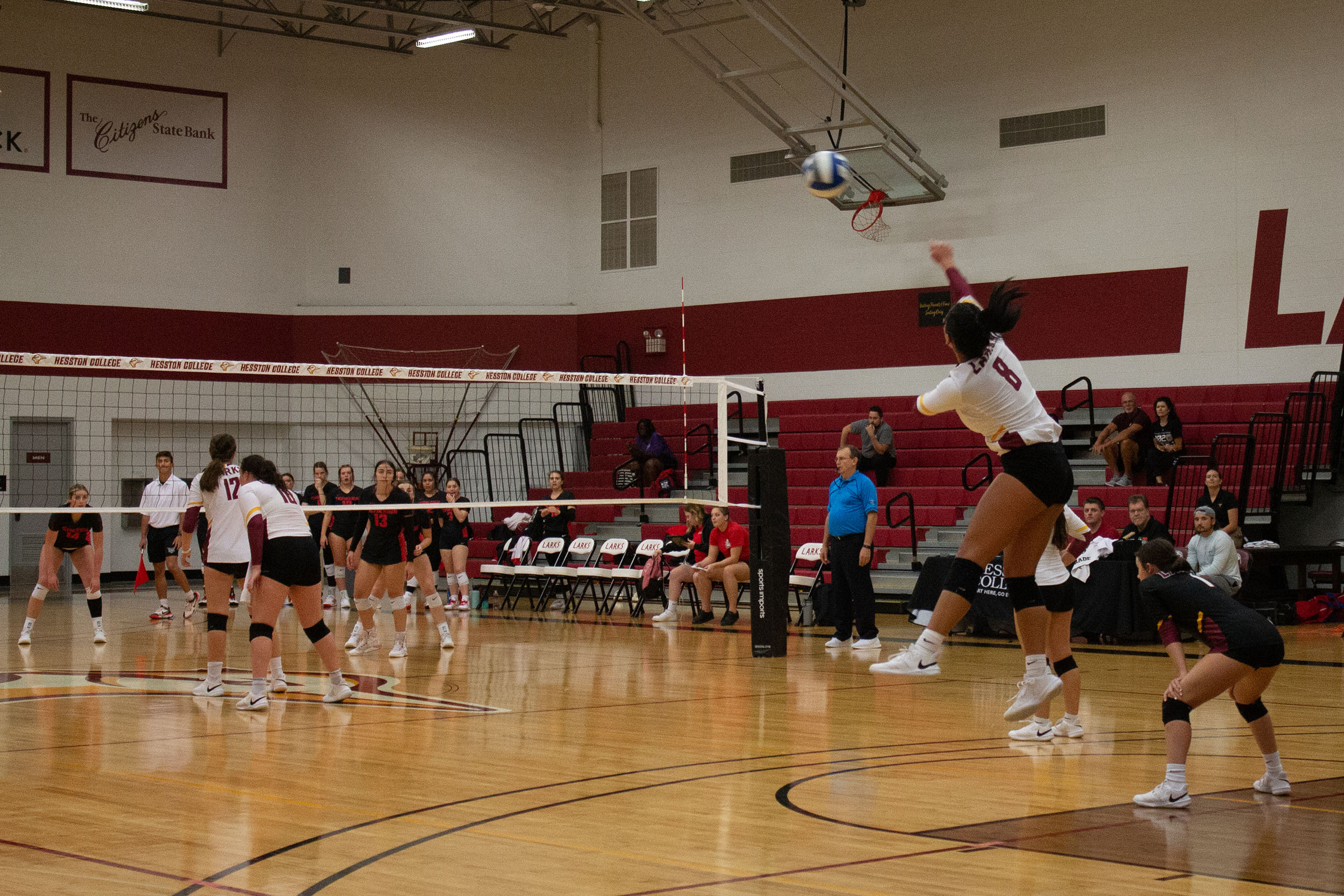 Larks volleyball vs McPherson College JV at Hesston College Homecoming 2022