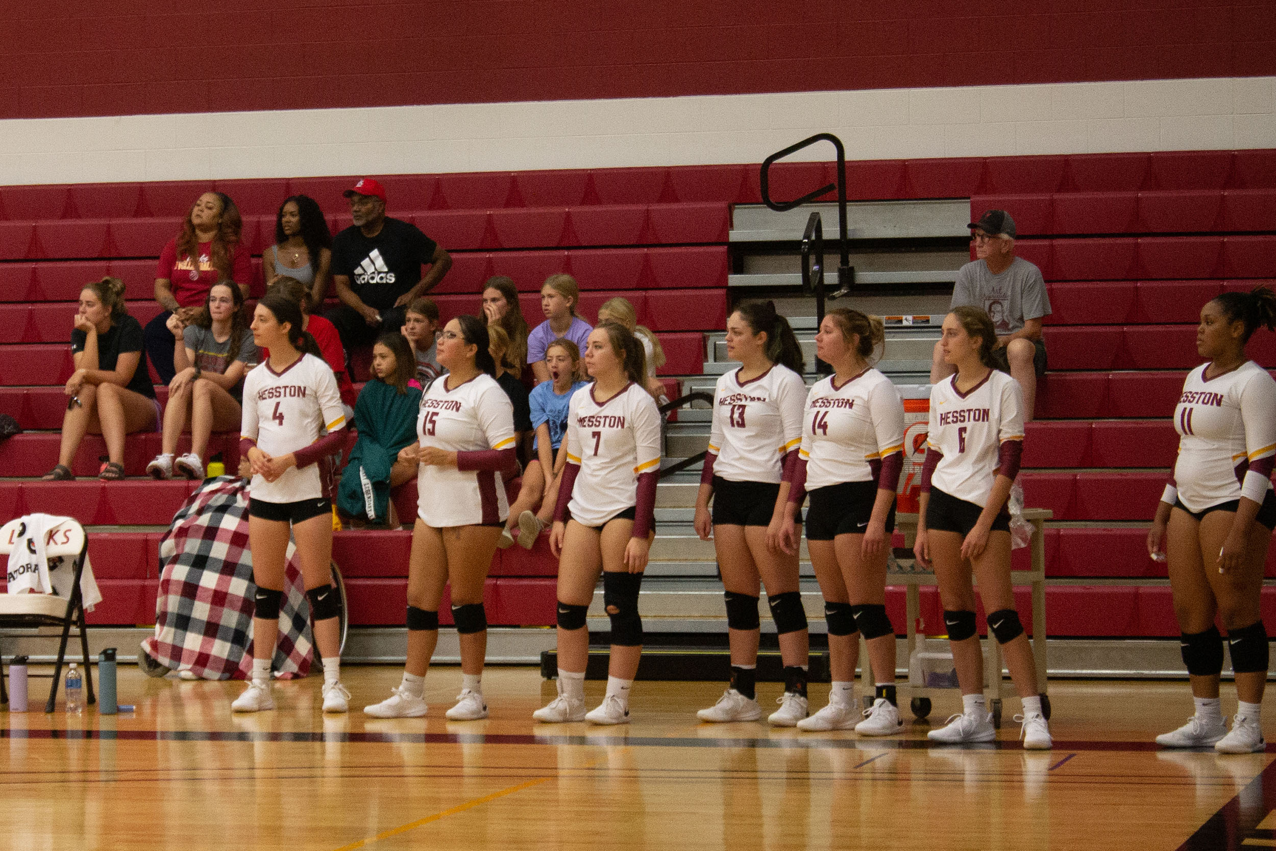 Larks volleyball vs McPherson College JV at Hesston College Homecoming 2022