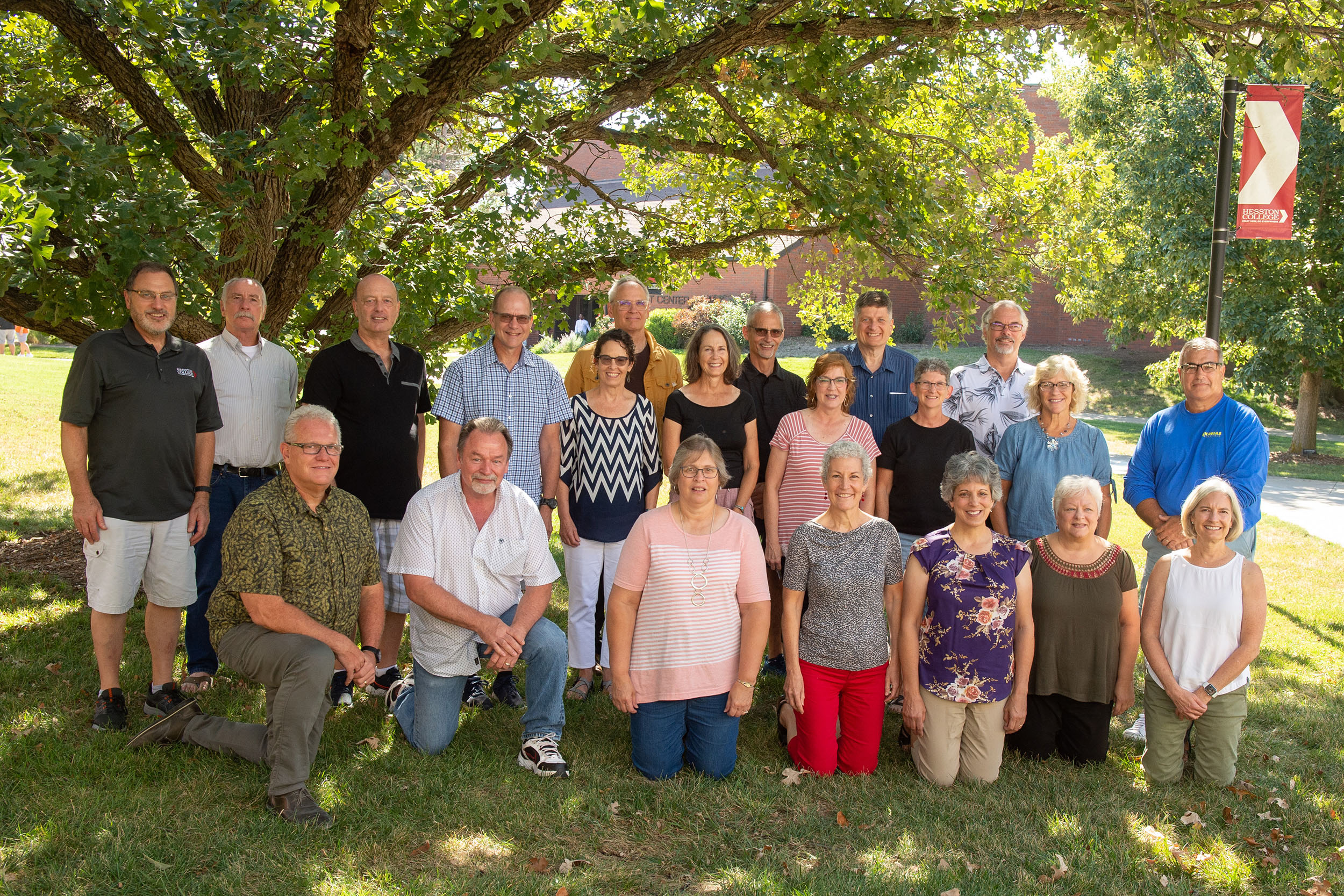 Hesston College class of 1982 reunion class photo