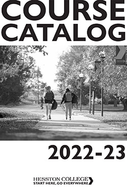 2022-23 Hesston College course catalog cover