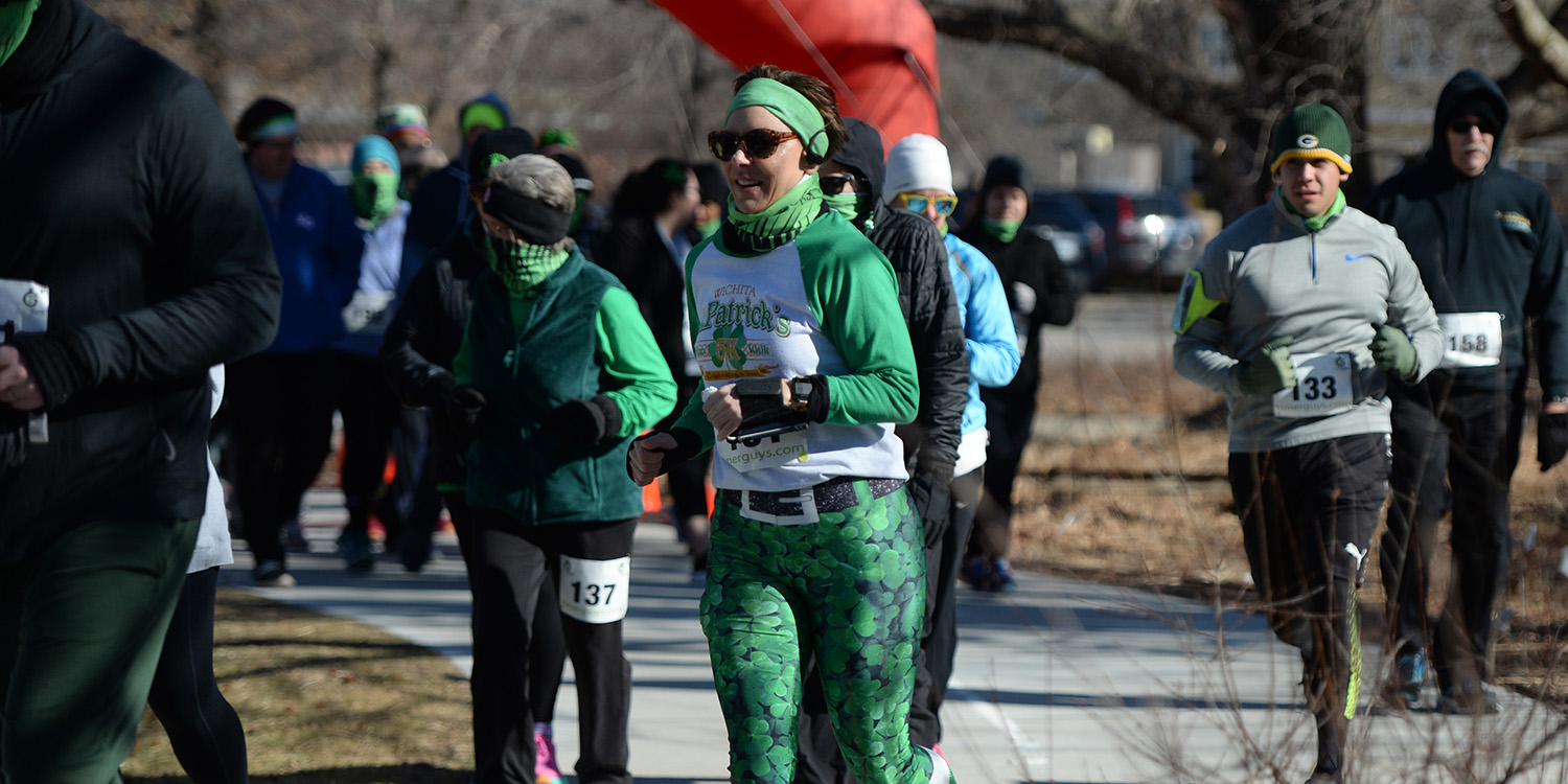 photo from 2022 Dyck Arboretum leprechaun run