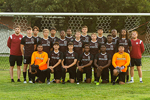 2022 Hesston College men's soccer team photo
