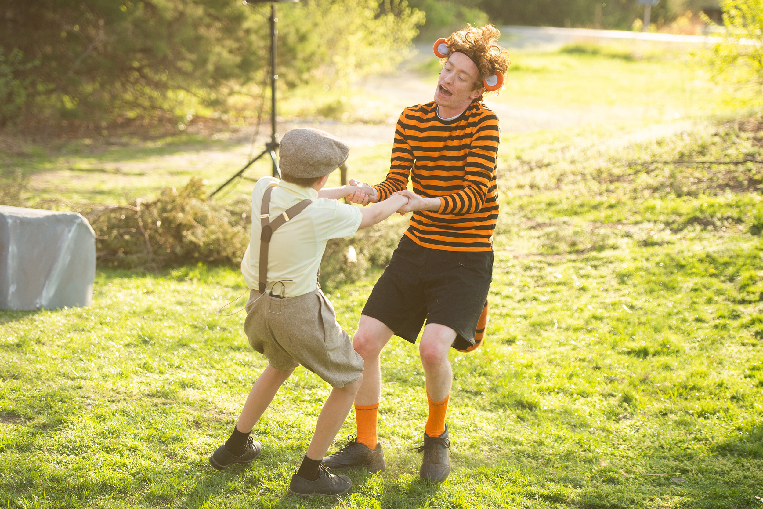 production photo - The House at Pooh Corner, Hesston College Theatre, spring 2022