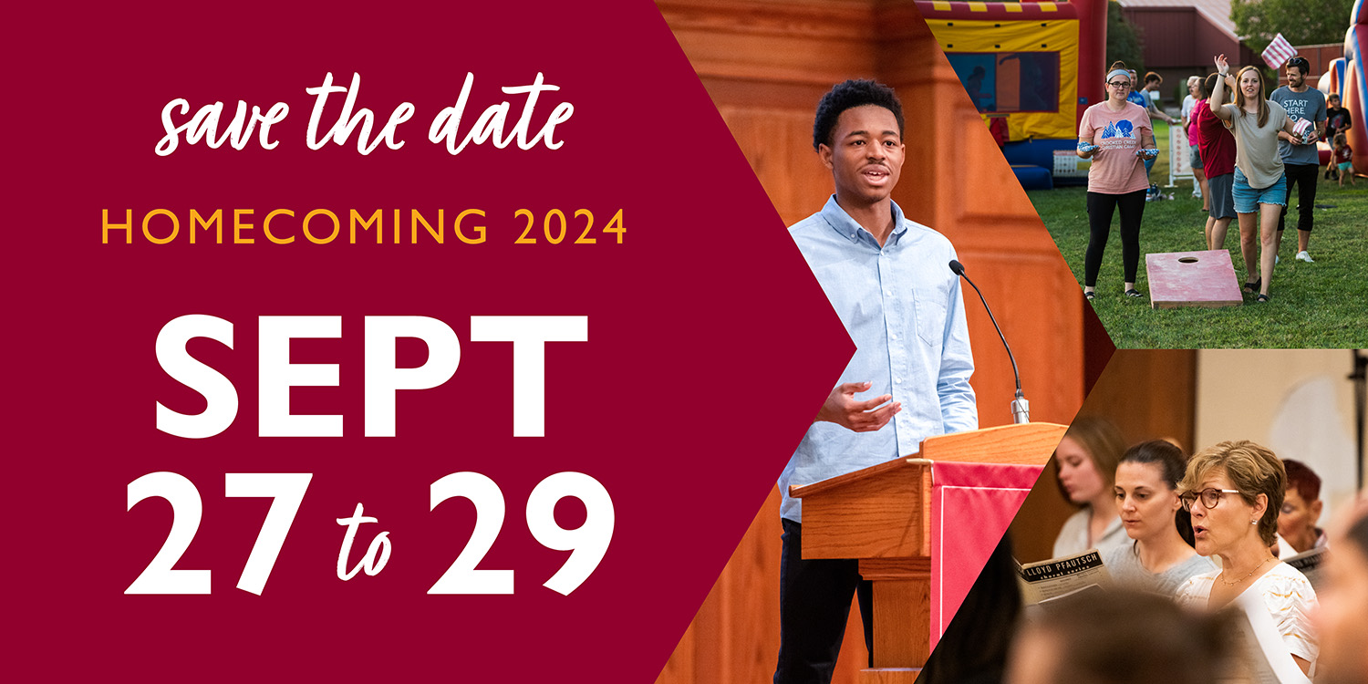 Homecoming 2024 - Sept. 27 to 29