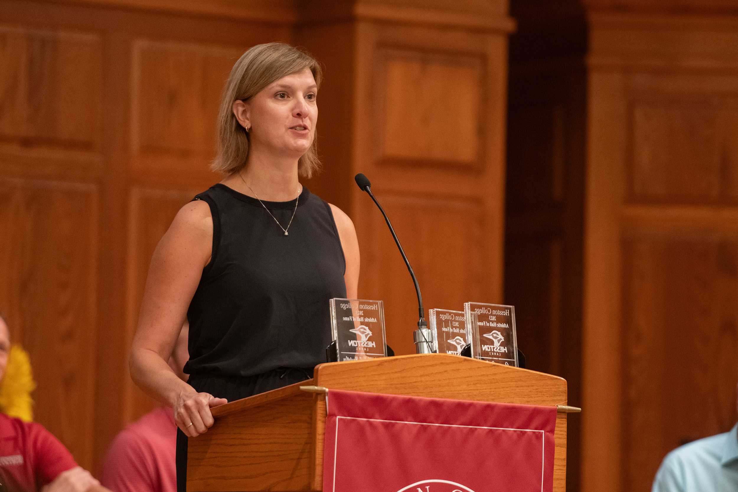 photo - Hesston College Homecoming 2023 - Athletics Hall of Fame induction ceremony - Lisa Schmidt