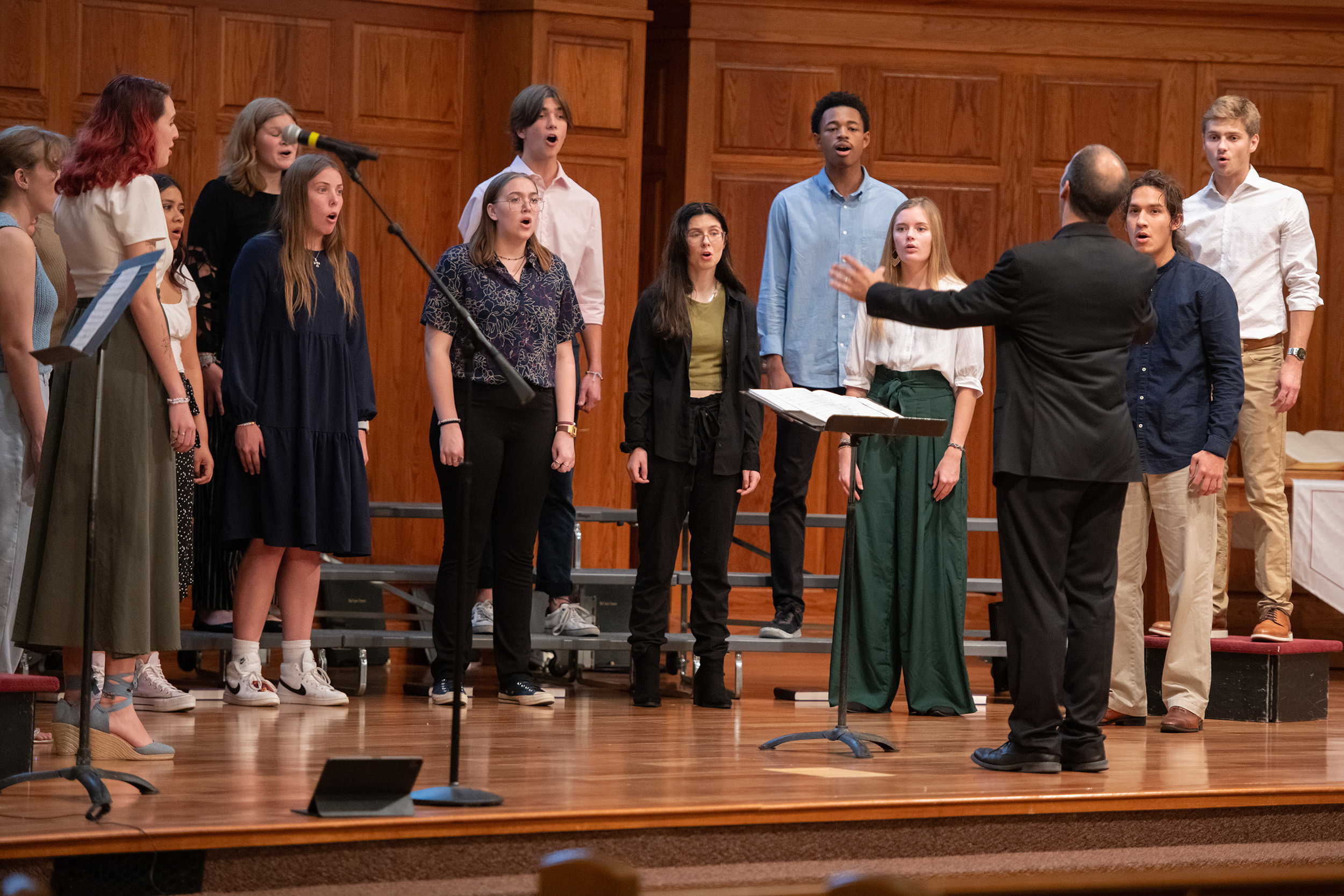 photo - Hesston College Homecoming 2023 - Bel Canto and alumni choir concert - Bel Canto Singers