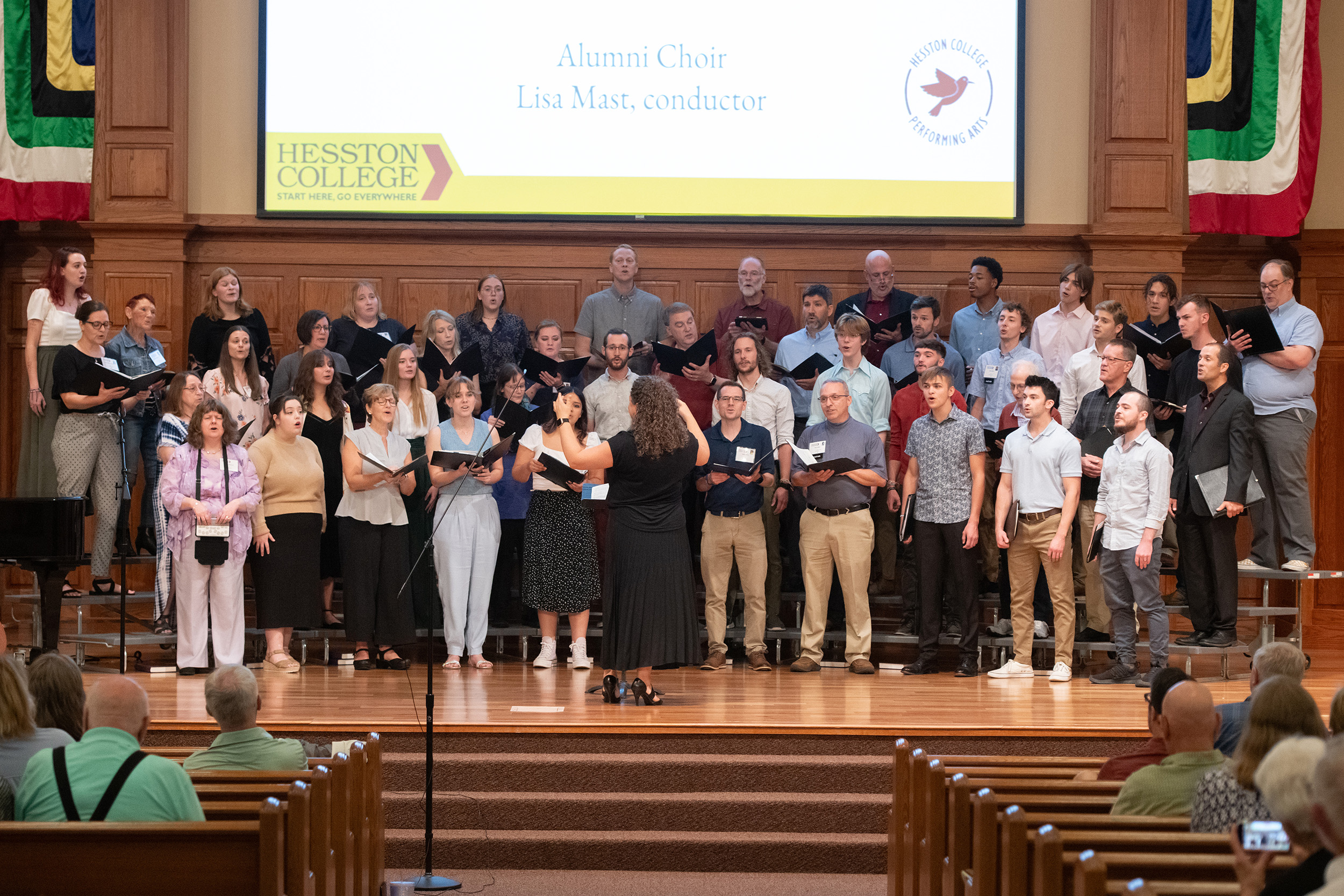 photo - Hesston College Homecoming 2023 - Bel Canto and alumni choir concert