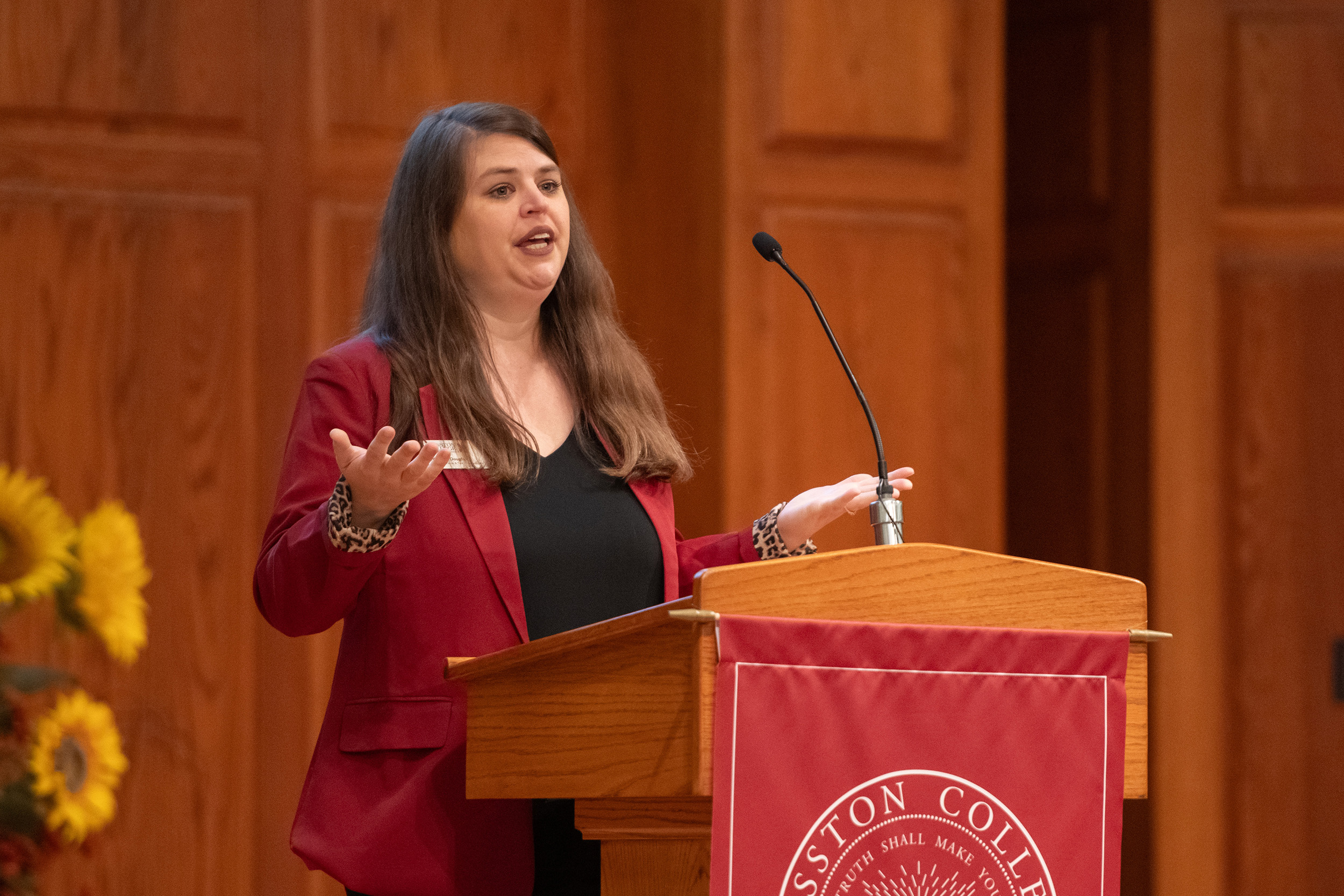 photo - Hesston College Homecoming 2023 - Partner Lunch - Title IX Coordinator Whitney Douglas