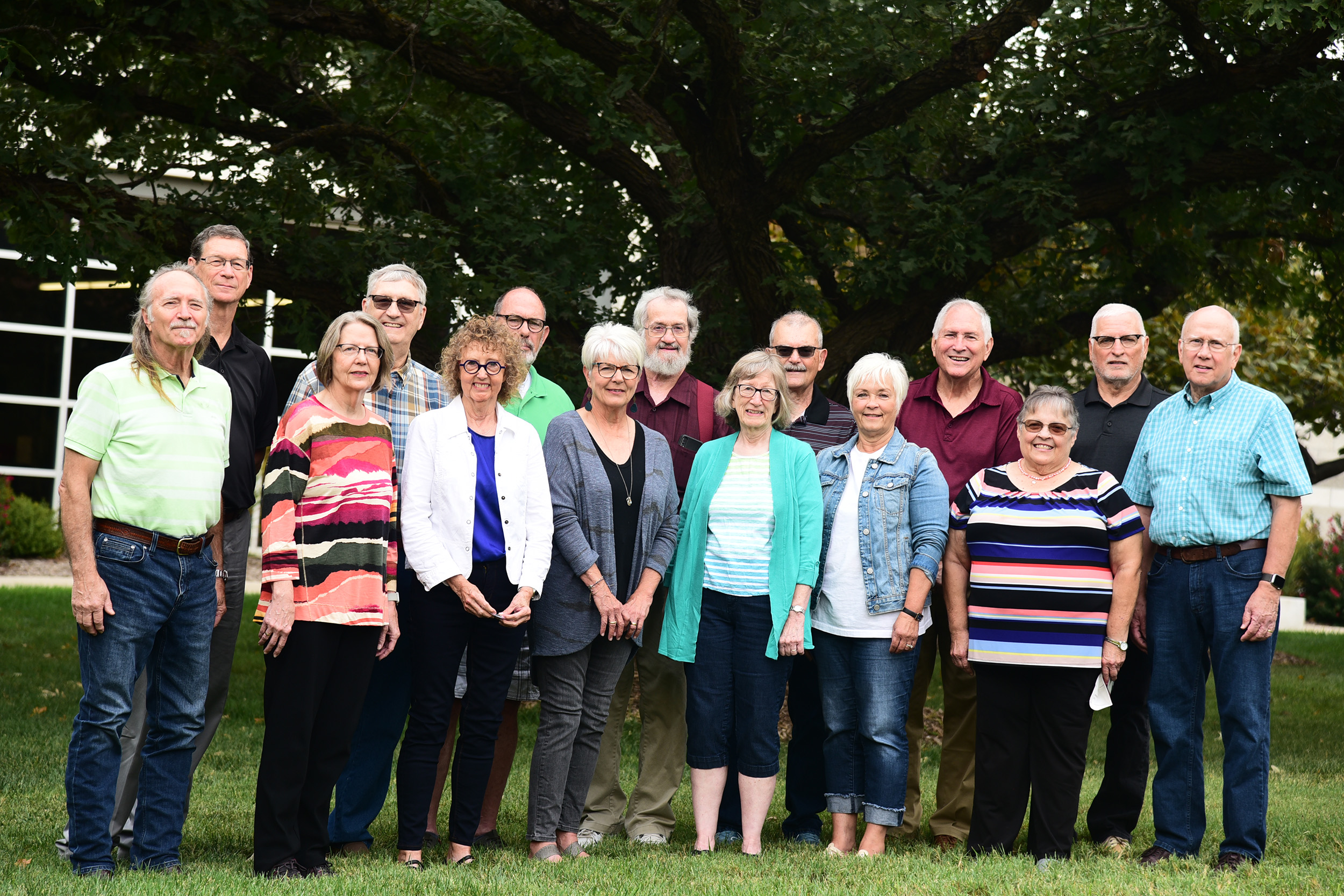 Homecoming 2023 reunion class photo - College 1973