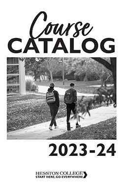2023-24 Hesston College course catalog cover