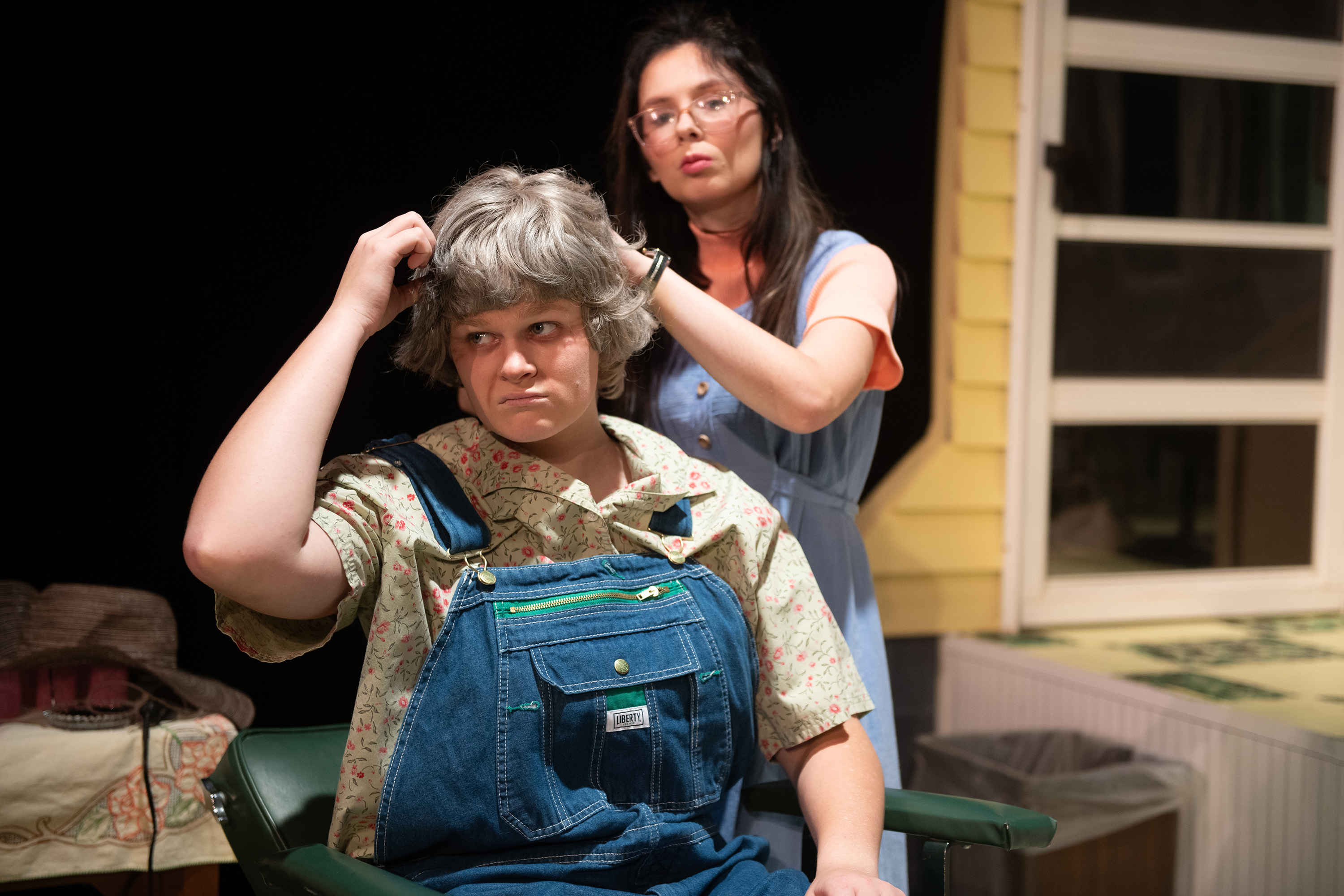 production photo from Hesston College Theatre fall 2023 show "Steel Magnolias"