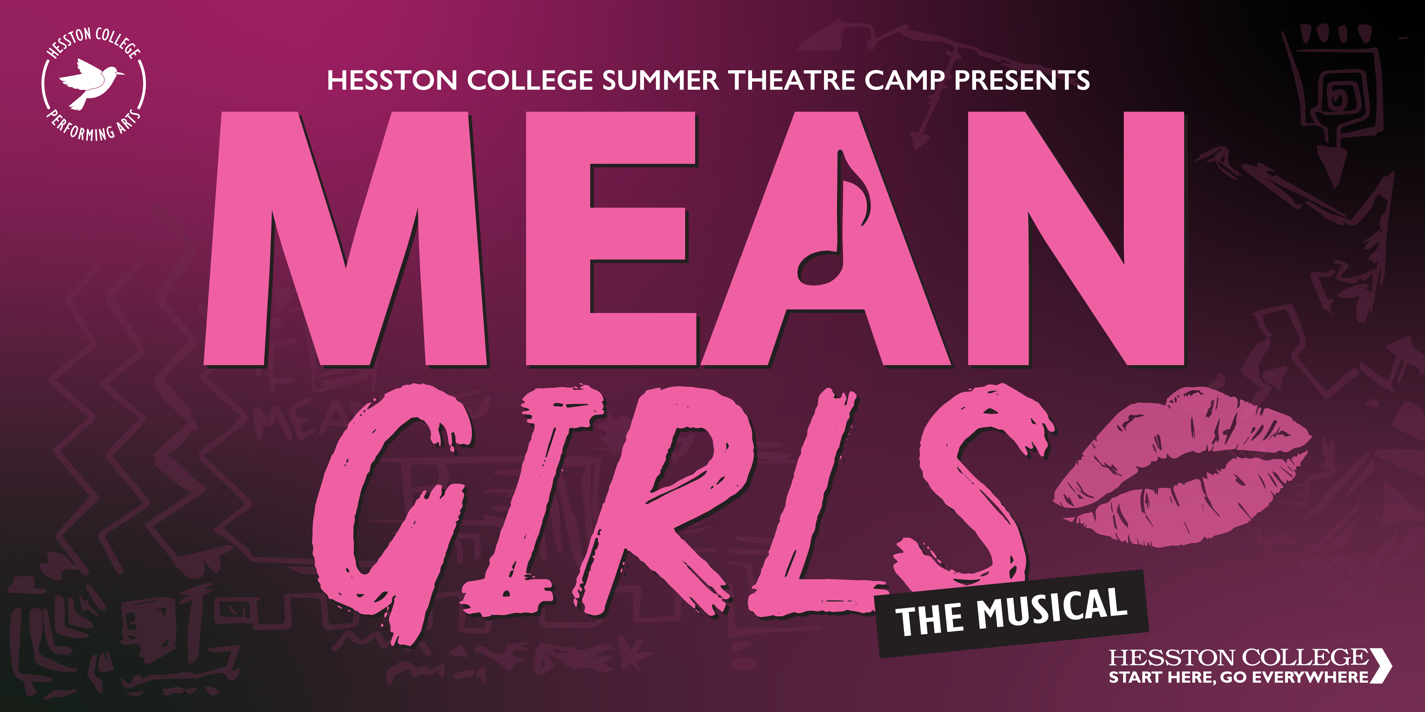 Hesston College summer theatre camp presents Mean Girls the musical.