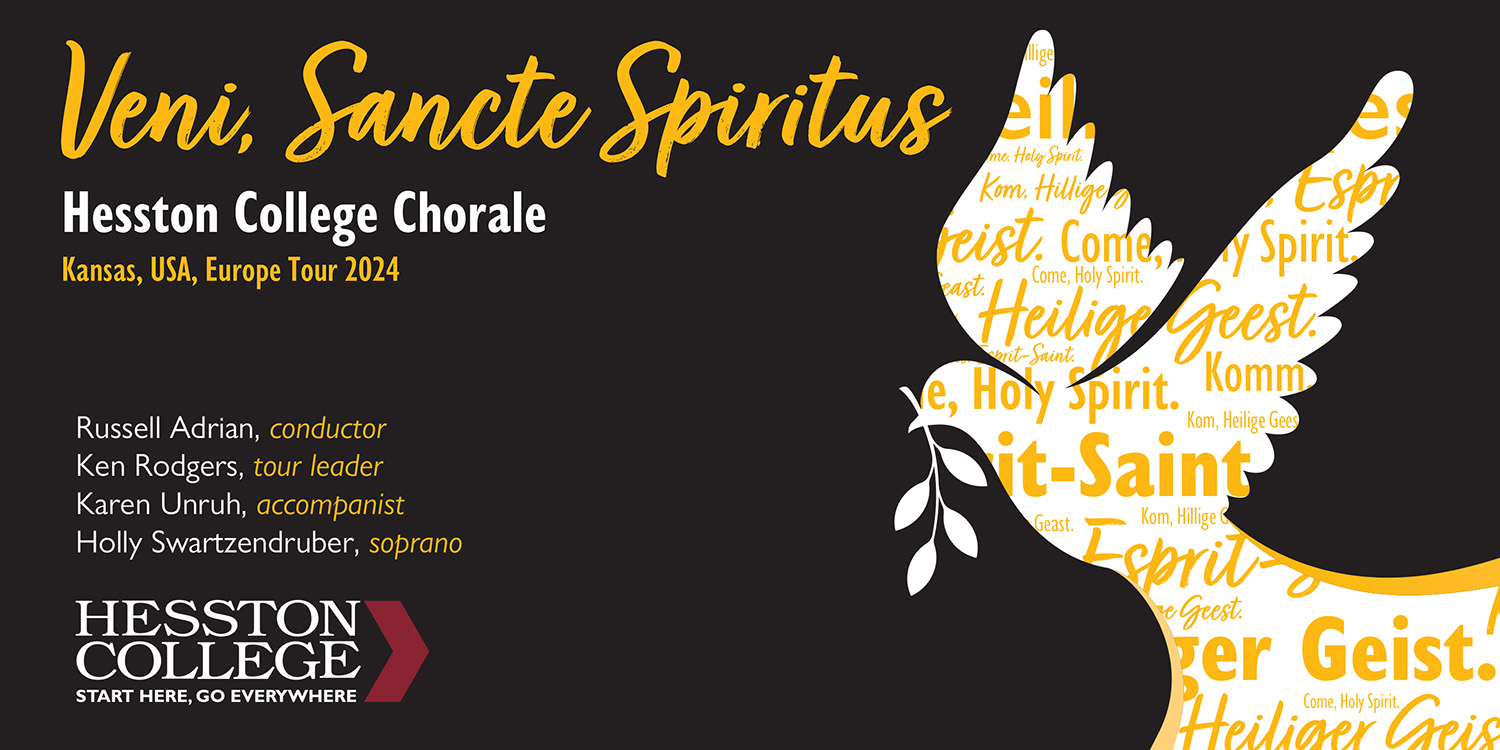 2024 Hesston College Chorale tour - Veni Sancte Spiritus