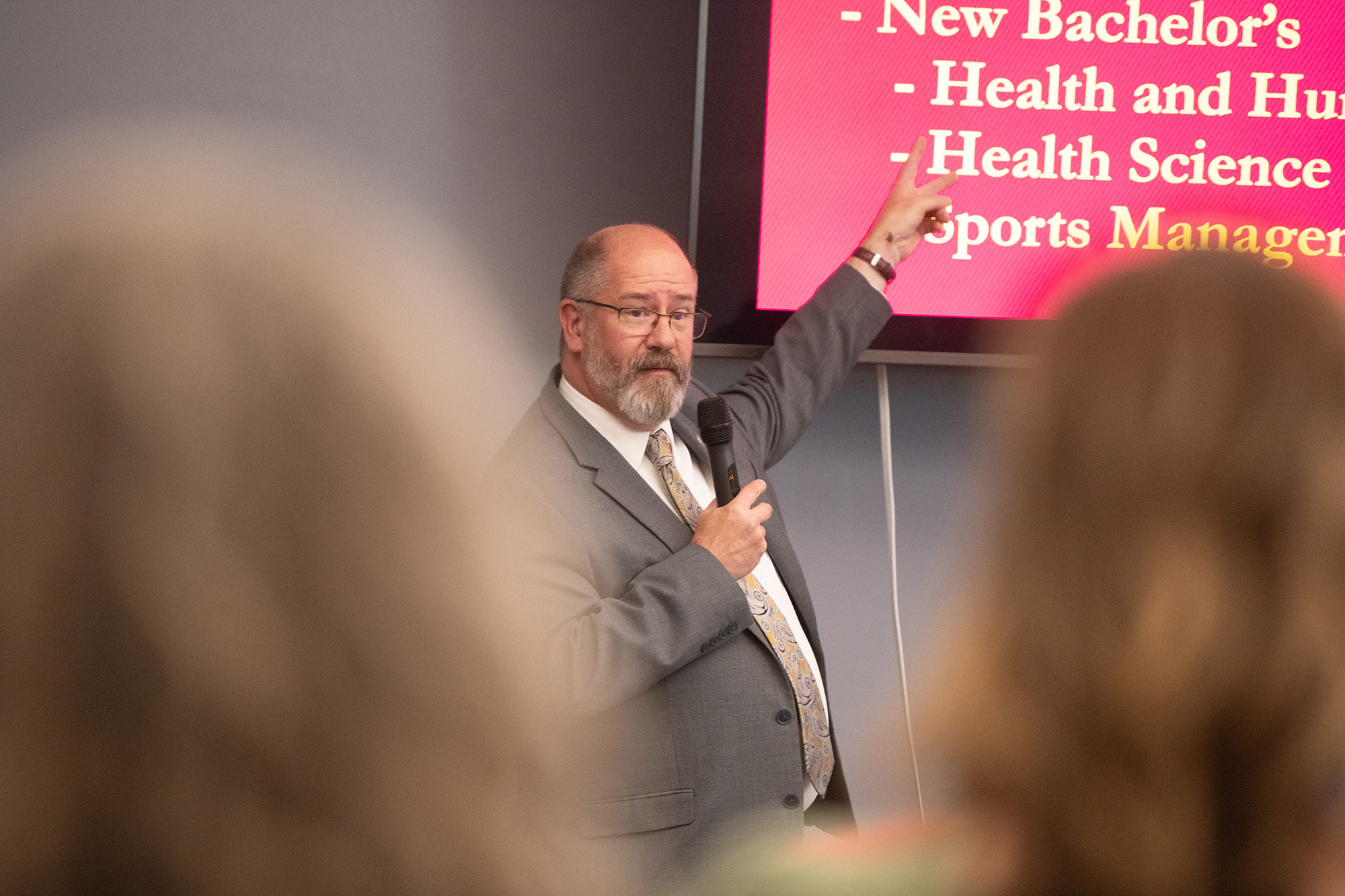 Friday seminar - campus update - Interim President Ross Peterson-Veatch