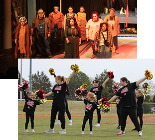 March timeline photos: “Urinetown” production, spring community day