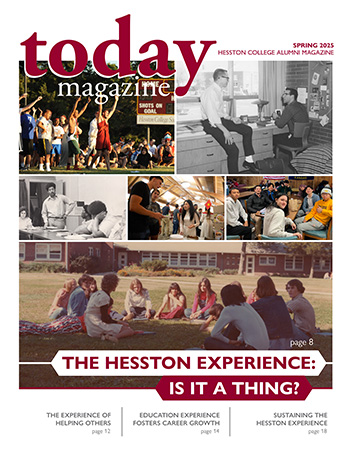 cover art for the spring 2025 issue of Hesston College Today